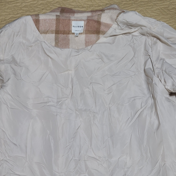 Ellison flannel plaid shacket lightweight jacket size S - Picture 6 of 9
